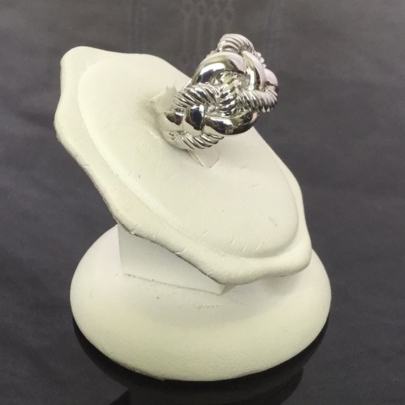 💕Brand New .925 Sterling Silver Rope Basket Weave Ring💕 Sz7💕 - Picture 3 of 7